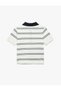 Regular Fit Buttoned Short Sleeve Polo Neck Sweater - 4