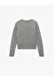 Buttoned Long Sleeve Crew Neck Knitwear Cardigan - 4
