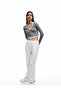 V Neck Long Sleeve Buttoned Tank Detailed Camisole Crop T-Shirt - 2