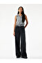 Low Waist Comfortable Fit Wide Leg Jeans - Loose Straight Fit Jeans - 2