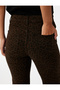 High Waist Slim Fit Flared Leopard Pants - Flare Jeans - 3