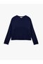 Long Sleeve Crew Neck Basic Knitwear Sweater - 3