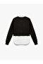 Long Sleeve Shirt Collar Hair Knitting Textured Viscose Blended Sweater - 4