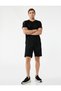 Short Sleeve Color Contrast Crew Neck Sports T-Shirt - 3