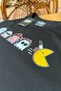 Unisex T-shirt Among Us Pacman Hallowen Horror Movie Gaming Black Printed T-Shirt - 4