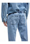 Cotton Pocket Detailed Waist Lace-Up Jean Trousers - 3