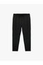 Jogger Sports Sweatpants with Lace-Up Waist and Pocket Stitching Detail - 3