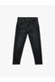 Cotton Regular-Waist Tapered-Fit Jeans - 4