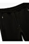 Zippered Pockets, Lace-Up Waist, Elastic Cuffs, Jogger Sports Sweatpants - 5