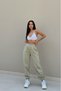 Women's High Waist Elastic Leg Relaxed Cut Winter Sweatpants - 2