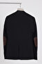 3116 Lcs Men's Black Lycra Cotton Fabric Slim Fit Sports Blazer Jacket - 8