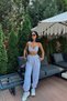 Women's High Waist Elastic Leg Relaxed Cut Winter Sweatpants - 3