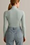Unisex Premium Cotton Turtleneck Camisole Hooded Slimfit High Neck Sweater - 2