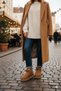 Women's Tan-Colored Ug Model Boots – Furry Warm Thick-Soled Winter Outdoor Casual Boots Bootie - 7