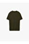 Regular Fit Short Sleeve Cotton Textured Button Polo Neck Knitwear T-Shirt - 4