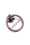 5 Pcs Ring Pendulum Handle Set - Top Screw Chair Back and Furniture Handle - 60 mm Copper - 8