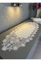 French Lace Pearl Model Linen Gardenia Luxury Runner Living Room Coffee Table Tablecloth - 2