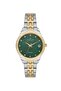 Sapphire Glass Silver - Gold Women's Wristwatch Nc34-39B715-Cnms