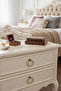 5 Pcs Ring Pendulum Furniture Handle Set - Single Screw - 60 mm Antique Yellow Cabinet and Drawer Handle - 5