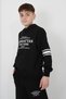 Boy's Two Thread Fabric Hooded Printed Tracksuit Set - 3