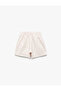 Plaid Tweed Shorts Skirt with Elastic Waist - 2
