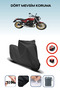 Black Kawasaki Z 650 Rs Compatible Motorcycle Tarpaulin, Motor Cover