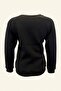 Black Fleece Sweatshirt with Tiger Motif - 3