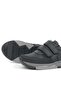 Genuine Leather Black Children's Sports School Shoes - 7