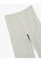Cotton Blend Elastic Waist Pajama Bottoms - 5