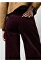 Wide Leg Velvet Jeans - 7