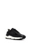 Men's Black Lace-Up Thick Sole Leather Sneaker 25Sfd675218 - 6