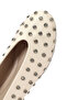 Women's Cream Stone Summer Ballerina Shoes 25Sfd220418 - 8