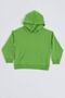 Green Long Sleeve Hooded Organic Sweatshirt for Girls - 3