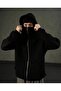 Ninja Masked Unisex Fleece Sweatshirt – Thick 2-Thread Fabric, Hooded Warm Cardigan