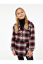Girl's Long Sleeve Classic Collar Patterned Lumberjack Shirt (Aw 25) - 2