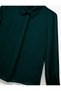 Classic Lapel Button Long Sleeve Crepe Shirt - 5