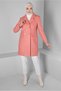 BUTTON DETAILED CROWACE COLLAR COAT 90381-1