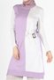 BIRD DETAILED 2-COLOR KNITWEAR TUNIC 42105 - 4