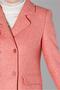 BUTTON DETAILED CROWACE COLLAR COAT 90381-1 - 4