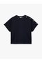 Regular Fit Short Sleeve Crew Neck Button T-Shirt - 3