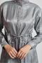 Satin Tunic with Tie Waist 45610 - 4