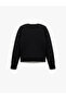 Long Sleeve Double Breasted V-Neck Rhinestone Knit Sweater - 4