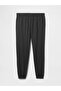 Men's Black Logo French Terry Fabric Jogger Sweatpants - 2