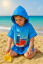 Children's Poncho Beach Towel - Sea Towel - 3