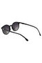 Black Round Unisex Sunglasses with Polarized Lenses with Uv400 Protection 1338 C0101 - 3