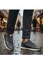 Men's Gray Genuine Leather Casual Shoes Casual Shoes 558 - 7