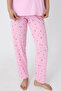 Happiness Bamboo Kısakol Women's Pink Pajama Set - 5