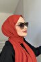 Orange Combed Cotton Shawl - 2