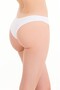3232 Plain Cotton Brazilian 3-Piece Women's Panties - 3