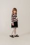 Girl's Black Tulle Holiday Sweatshirt Dress with Removable Ghost Figure (3-4-5-6 Years Old) - 3